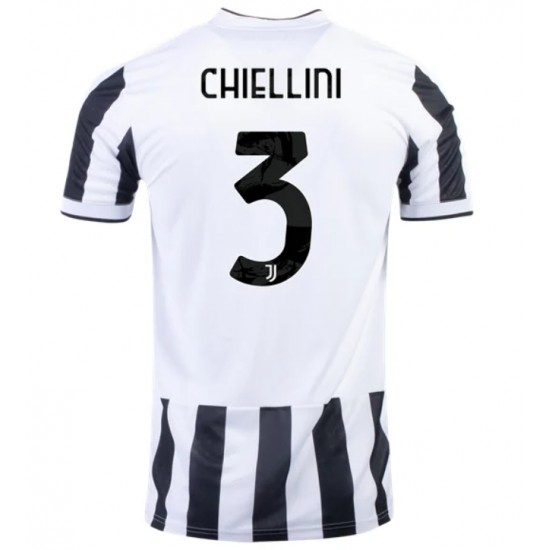 Camisola Juventus Giorgio Chiellini 3 Equipamento Primeiro 2021-2022 Manga Curta